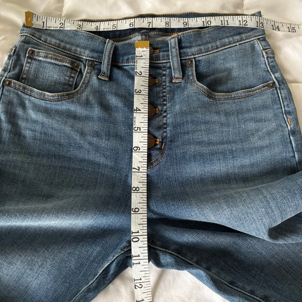 J. Crew Jeans Skinny 10” High Rise Raw Hem Sz 28 Inseam-26”